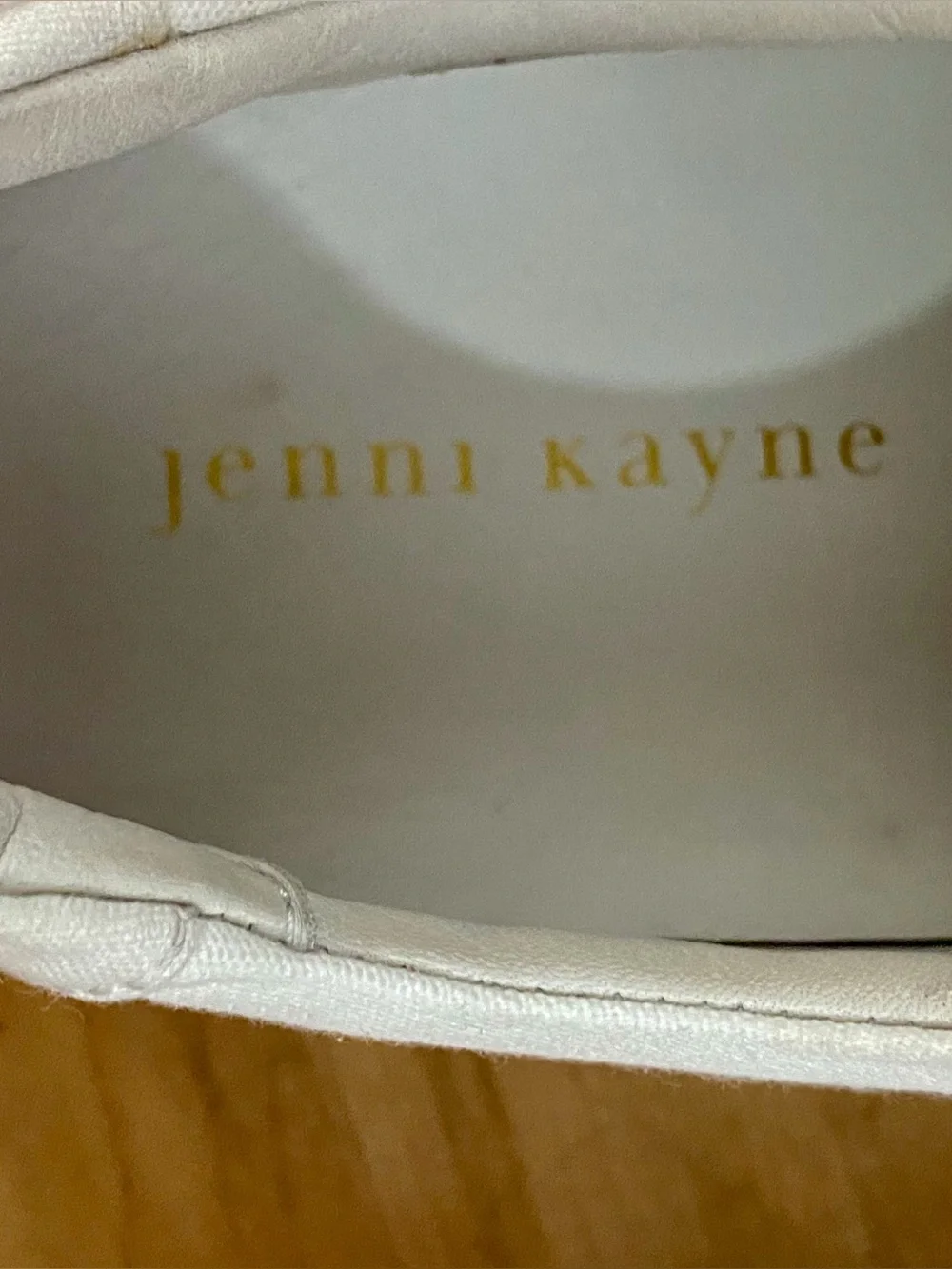 Jenni Kayne Canvas Skater Cream White Sneakers‎ Women’s EU 39 US 9 Casual
